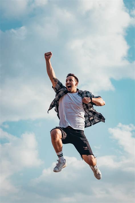 low-angle-photography-of-man-jumping | Eating Disorders Treatment Help ...