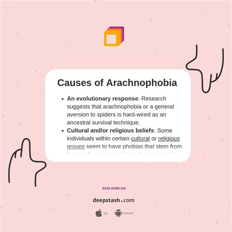 Causes of Arachnophobia - Deepstash