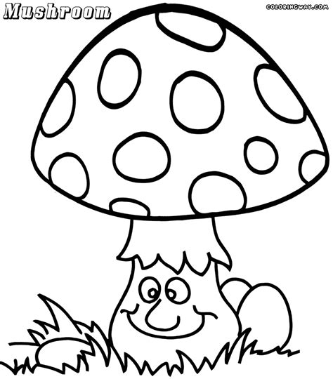 Free Printable Mushroom Coloring Pages at GetDrawings | Free download