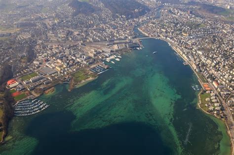 Premium Photo | Lake lucerne luzern switzerland town city aerial view photography