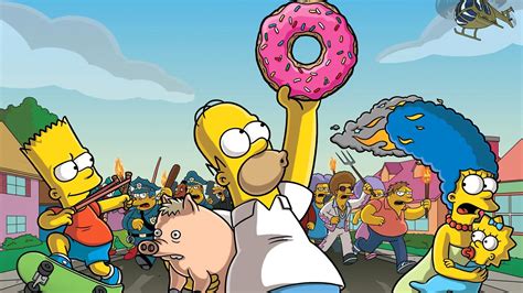 Download Marge Simpson Homer Simpson Bart Simpson Movie The Simpsons Movie 4k Ultra HD Wallpaper