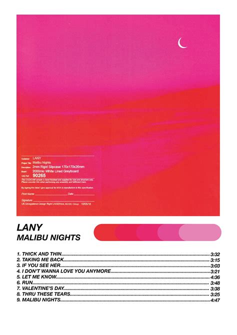 LANY Album Cover Poster - Etsy