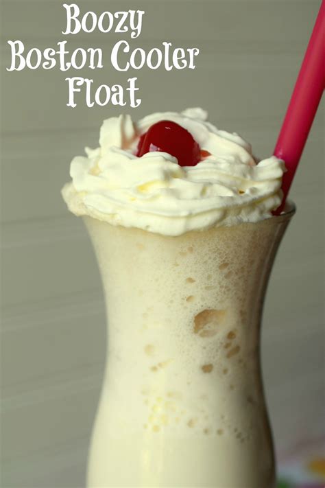 Boozy Boston Cooler Float - Who Needs A Cape?