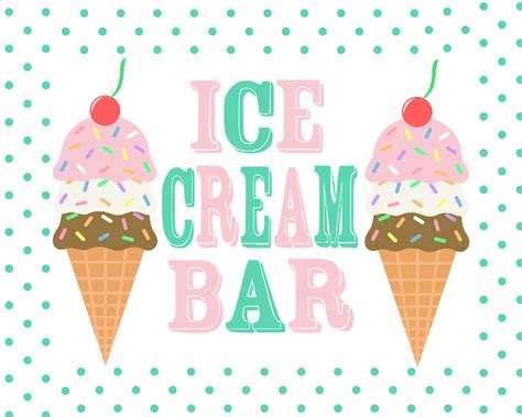 It's A Mom's World: Ice Cream Sundae Bar Printables