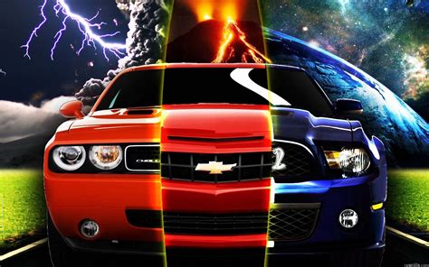 challenger, Mustang, Camaro, Muscle Wallpapers HD / Desktop and Mobile ...