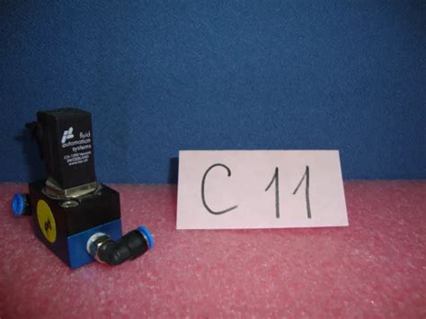 FLUID AUTOMATION SYSTEMS CH-1290,Solenoid Valve 24V $60.00 - PicClick