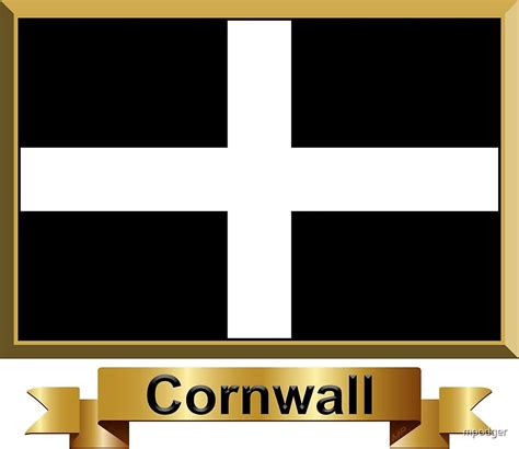 "Cornish Flag Gifts, Stickers and Products (N)" by mpodger | Redbubble