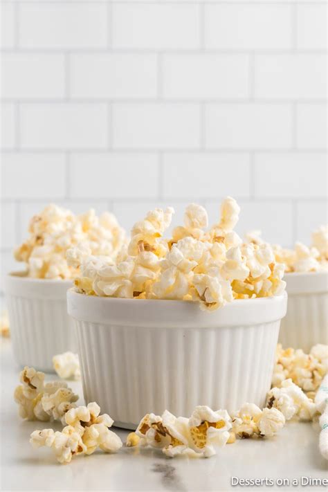 Kettle Corn Popcorn - Only 4 Ingredients