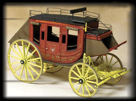 9 Passenger Western Mail Coach 1:12 Scale Model Kit-Stagecoach Model ...