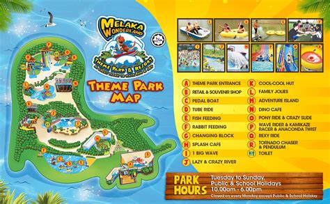 Theme Park Map - Melaka Wonderland Theme Park & Resort