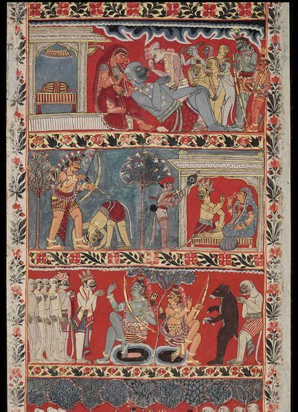 Ramayana | Unknown | V&A Explore The Collections | Kalamkari painting ...