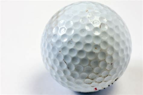 Macro of scratched and dirty white golf ball | Macro shot ta… | Flickr