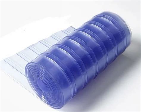 Standard Blue Double Ribbed PVC Strip Curtains, For Window at best price in New Delhi