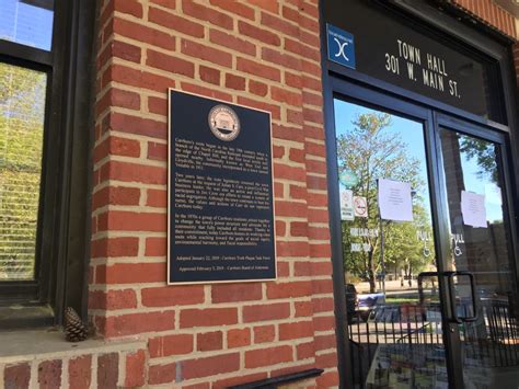 Carrboro Unveils 1st Truth Plaque on Town History