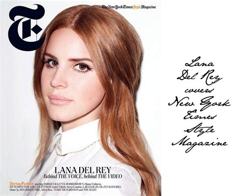 Lana Del Rey covers NYT Style Magazine - Emily Jane Johnston