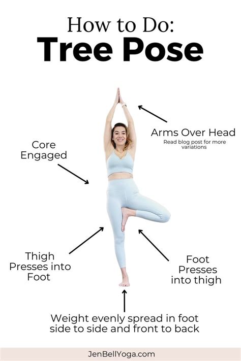 Ultimate Guide: How to do Tree Pose (Vrksasana) + Anatomy Break Down in 2022 | Tree pose, Poses ...