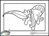 My Little Pony Fluttershy Coloring Pages  Team Colors sketch template