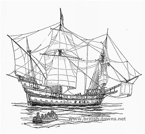 Galleon Drawing at GetDrawings | Free download