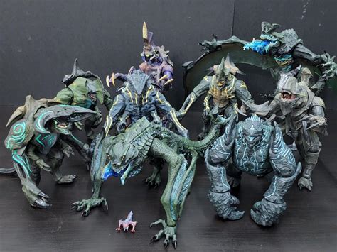 NECA PACIFIC RIM KAIJU COMPLETE - Otachi Hardship Mutavore Leatherback Scunner Knifehead Axehead ...