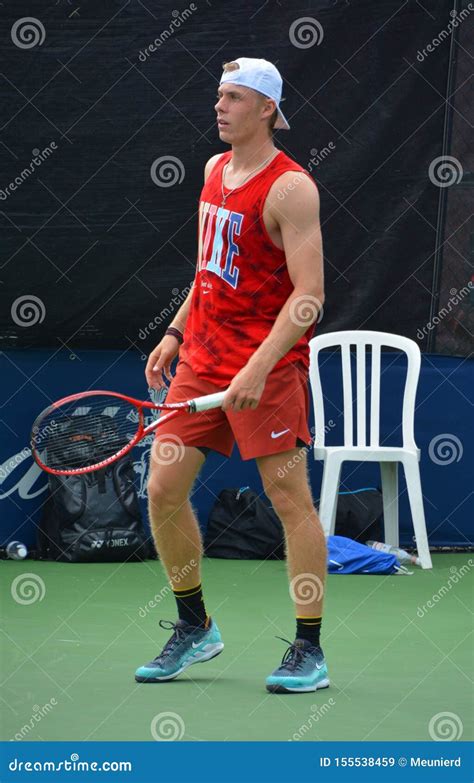 Denis Shapovalov editorial stock image. Image of backhand - 155538459