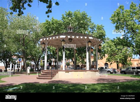 Old Town plaza, Albuquerque, New Mexico, USA Stock Photo - Alamy