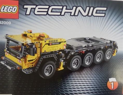 LEGO TECHNIC 42009 Portable Heavy Duty Crane New INSTRUCTIONS BOOKS ...