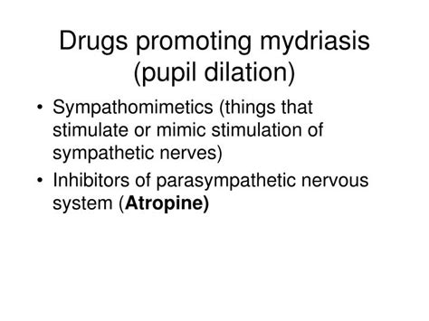 Miosis Vs Mydriasis