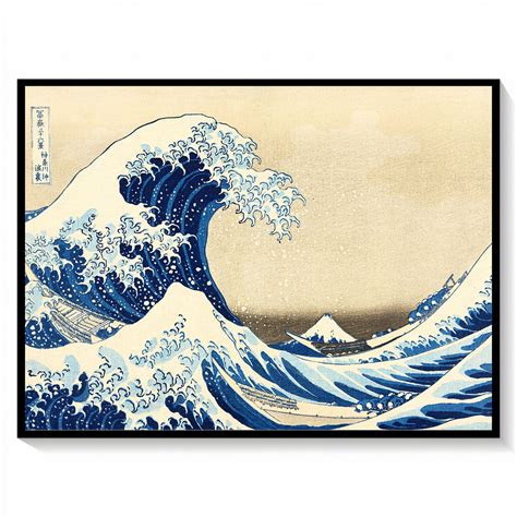 Buy The Great Wave off Kanagawa Canvas Painting & Wall Art Online ...