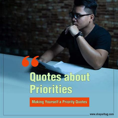 Quotes on Priorities - Shayaritag