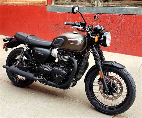 New 2020 TRIUMPH BONNEVILLE T100 BLACK Motorcycle in Denver #19T70 | Erico Motorsports