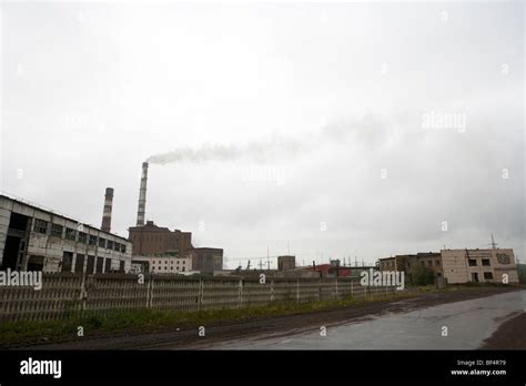 factory coal mine vorkuta russian arctic Stock Photo - Alamy