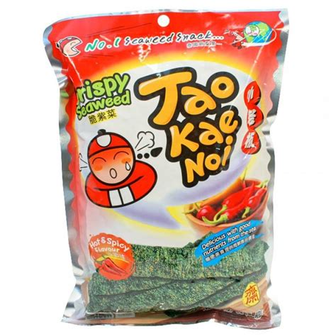 Tao Kae Noi Crispy Seaweed Hot & Spicy Flavour 40g from Buy Asian Food 4U