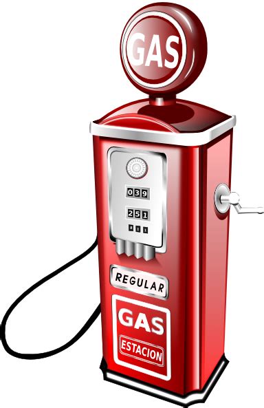 Old Fashioned Gas Pump Clip Art at Clker.com - vector clip art online ...