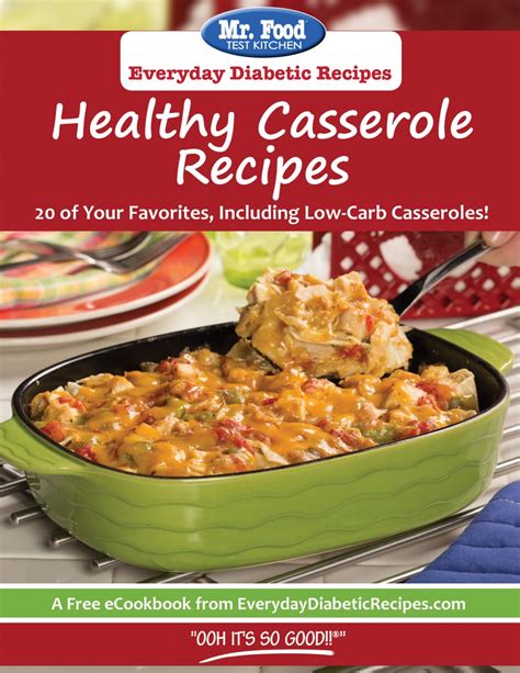 Healthy Casserole Recipes FREE eCookbook - Mr. Food's Blog