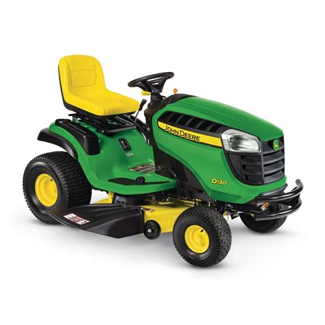 Shop John Deere D130 22-Hp V-Twin Hydrostatic 42-in Riding Lawn Mower with Mulching Capability ...