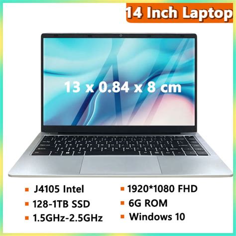 14 Inch Low Price Laptop J4105intel Quad Core Laptops 6GB RAM 1TB SSD ...