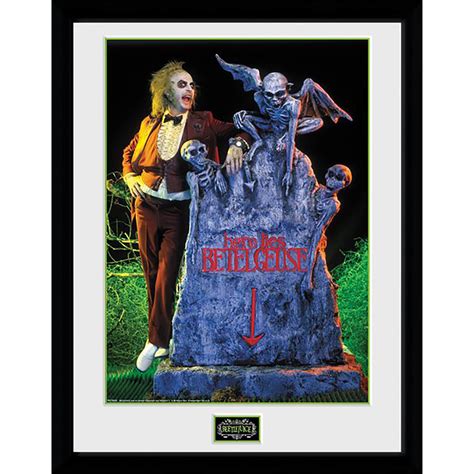 Buy Beetlejuice Grave Framed Photograph 12 x 16 Inch from Zavvi, the home of entertainment. Take ...