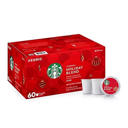 Starbucks Holiday Blend, Medium Roast (60 K-Cups) - Sam's Club