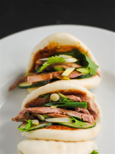 Hoisin duck bao | white plate blank slate | Recipe | Cooking, Asian recipes, Duck recipes