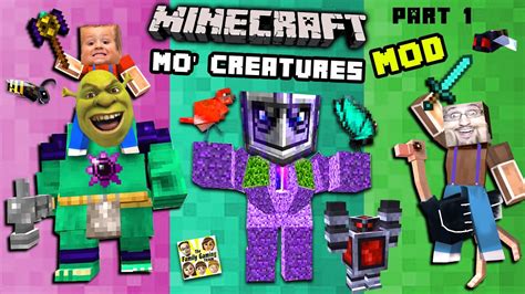 BIG GOLEM interrupts MO' CREATURES MOD showcase! THIS MEANS WAR! (FGTEEV Minecraft) - YouTube