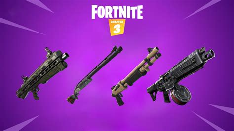 Fortnite Chapter 3 shotguns ranked according to damage