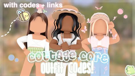 aesthetic roblox cottagecore/SPRING outfits! *WITH CODES + LINKS* - YouTube