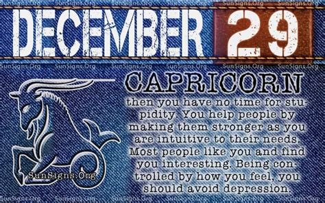 December 29 Birthday Horoscope Personality | Sun Signs