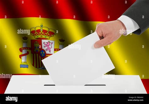 The Spanish flag Stock Photo - Alamy