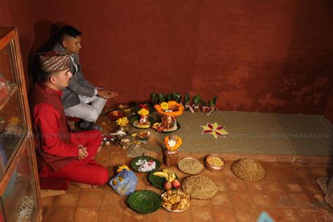 HeyNepali - Ghatasthapana marked at Hanuman Dhoka as Dashain begins (Pictures)