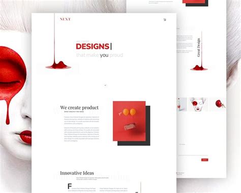 Minimalist Agency Landing Page Template PSD – Download PSD