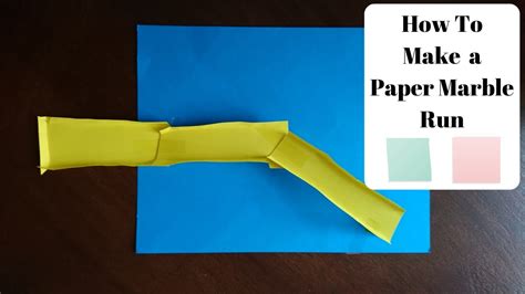 How to Make a Paper Marble Run - YouTube