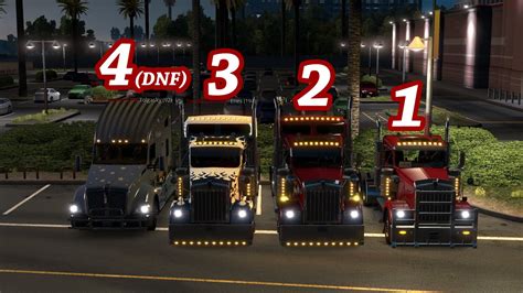 American Truck Simulator Multiplayer Yarışları #1 - YouTube