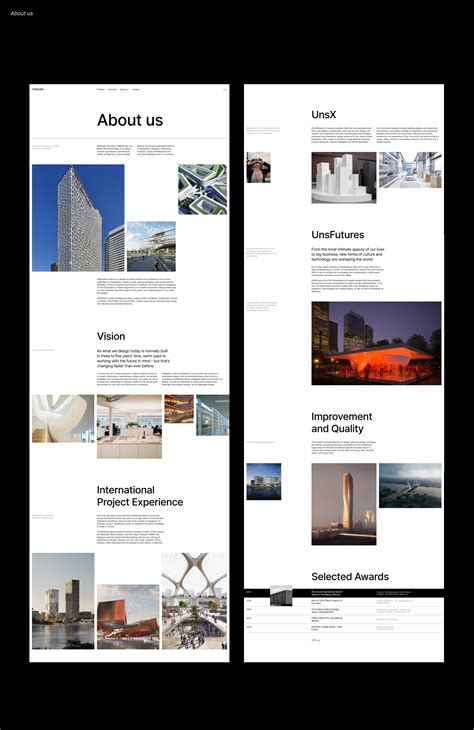 Unstudio — redesign concept :: Behance