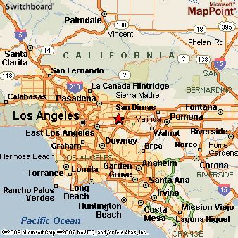 El Monte, California Area Map & More